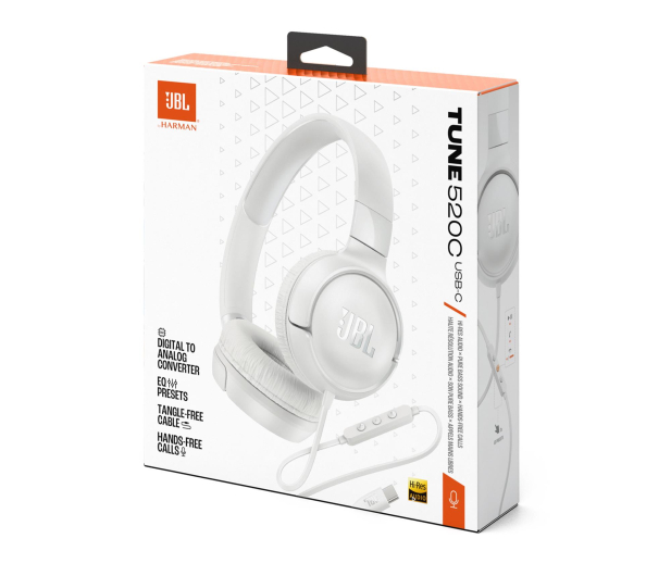 JBL Tune 520C USB-C białe JBLT520CWHT - 1361333 - zdjęcie 8